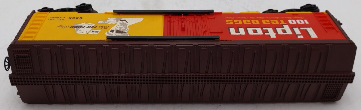 Lionel 6-9885 O Gauge Lipton Tea Billboard Reefer Car EX/Box