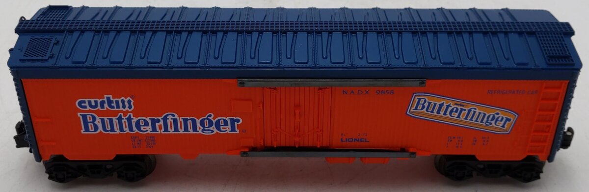 Lionel 6-9858 O Gauge Butterfinger Billboard Reefer Car EX/Box