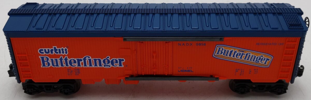 Lionel 6-9858 O Gauge Butterfinger Billboard Reefer Car EX/Box