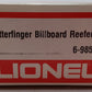 Lionel 6-9858 O Gauge Butterfinger Billboard Reefer Car EX/Box