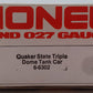 Lionel 6-6302 O Gauge Quaker State Triple Dome Tank Car EX/Box