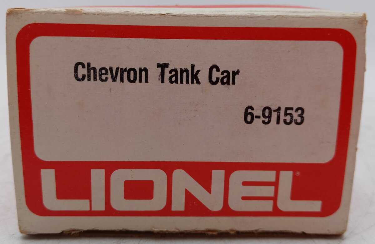 Lionel 6-9153 O Gauge Chevron Single Dome Tank Car EX/Box