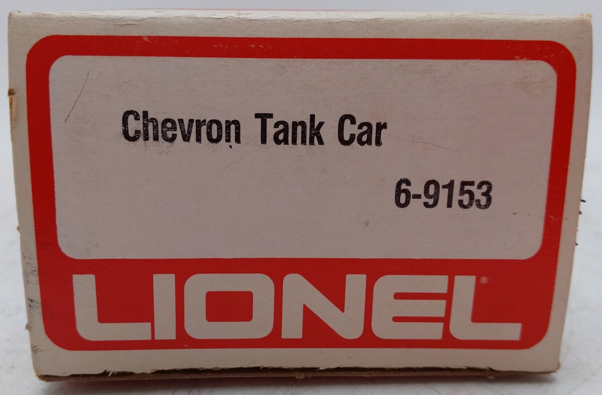Lionel 6-9153 O Gauge Chevron Single Dome Tank Car EX/Box