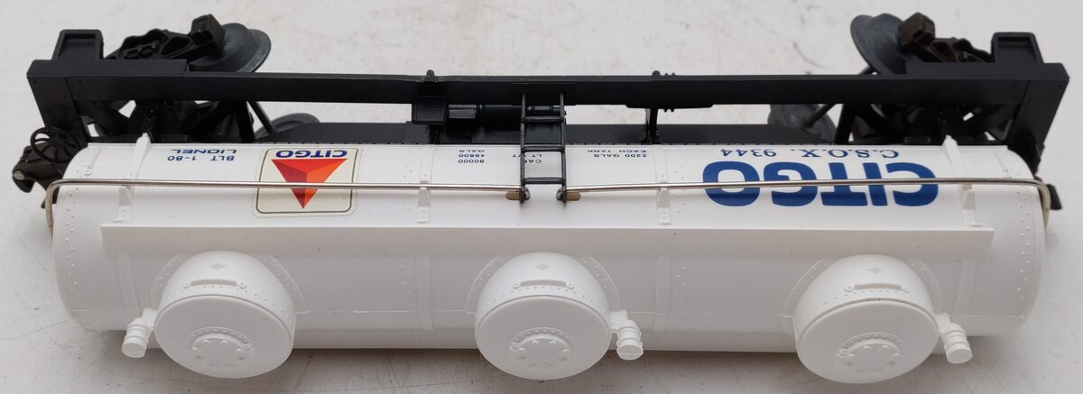 Lionel 6-9344 O Gauge Citgo Triple Dome Tank Car EX/Box