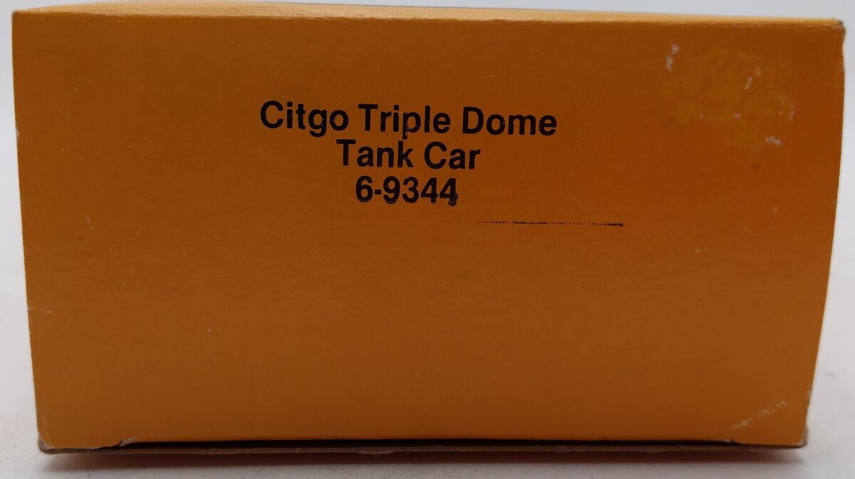 Lionel 6-9344 O Gauge Citgo Triple Dome Tank Car EX/Box