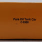 Lionel 6-9386 O Gauge Pure Oil Single Dome Tank Car EX/Box