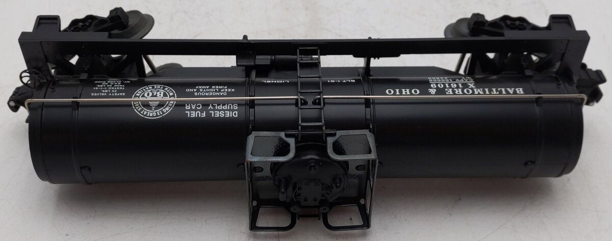 Lionel 6-16109 O Gauge Baltimore & Ohio Black Single Dome Tank Car #16109 EX/Box
