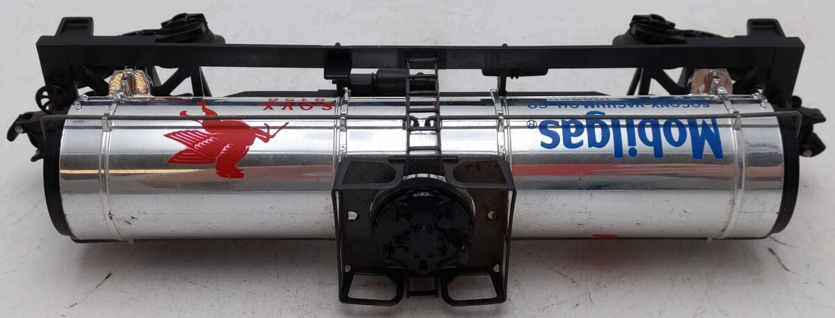Lionel 6-9156 O Gauge Mobilgas Plated Single Dome Tank Car EX/Box