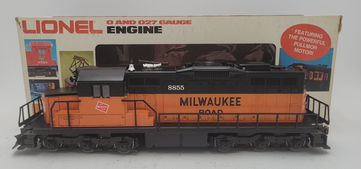 Lionel 6-8855 O Gauge Milwaukee Road SD-18 Powered Diesel Locomotive EX/Box