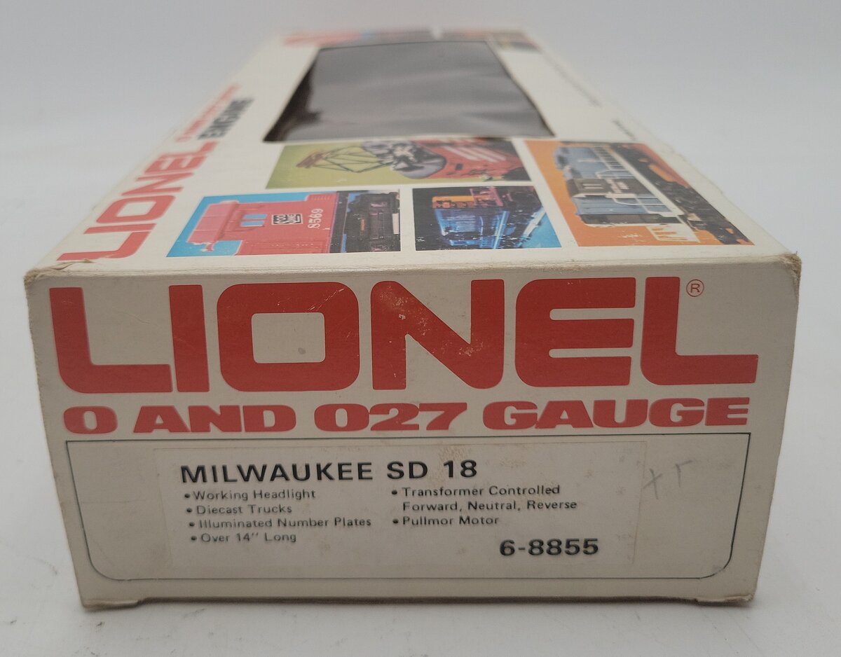 Lionel 6-8855 O Gauge Milwaukee Road SD-18 Powered Diesel Locomotive EX/Box