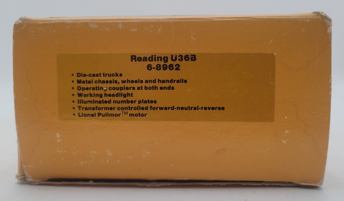 Lionel 6-8962 O Gauge Reading U36B Powered Diesel Locomotive EX/Box