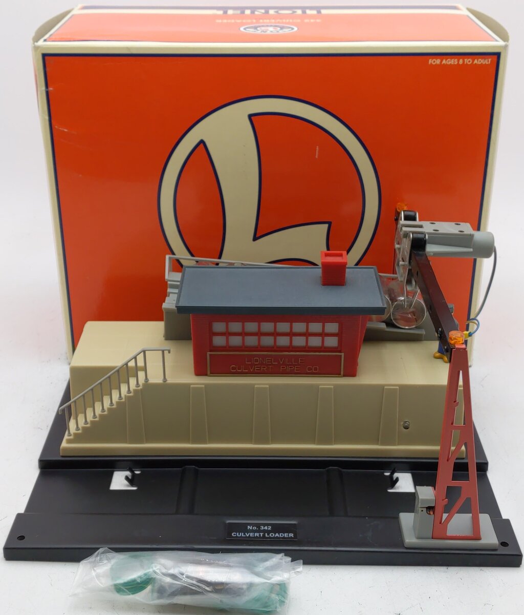 Lionel 6-12982 Operating Culvert Loader #342 EX/Box