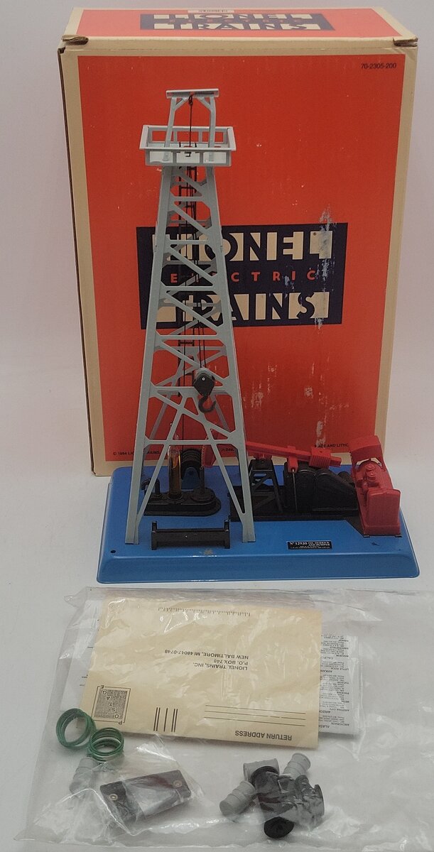 Lionel 6-12930 O Gauge Lionelville Oil Derrick VG/Box