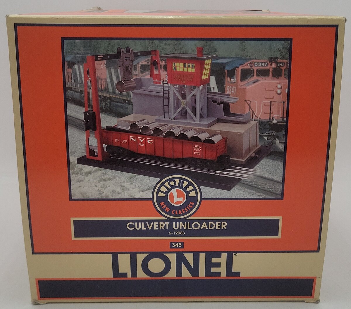 Lionel 6-12983 O Gauge Culvert Unloader - Conventional Version EX/Box