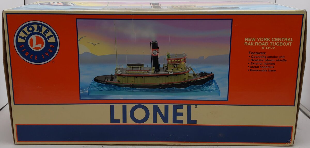 Lionel 6-14172 O Scale New York Central Tugboat LN/Box