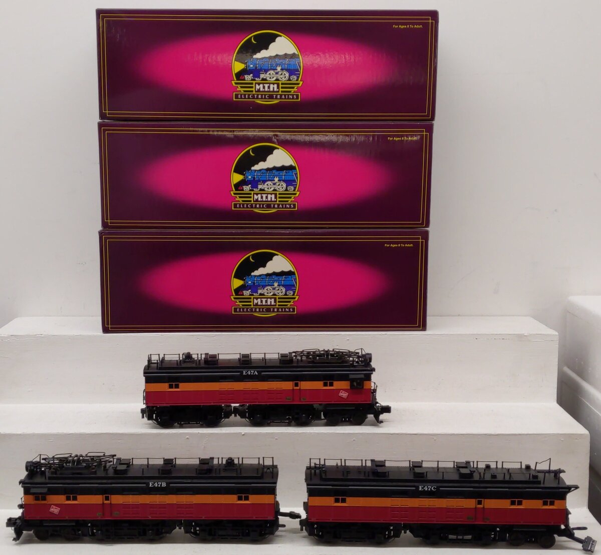 MTH 20-5570-1 O Gauge Milwaukee EF-2 Electric Train Set w/Proto-Sound 2.0 EX/Box