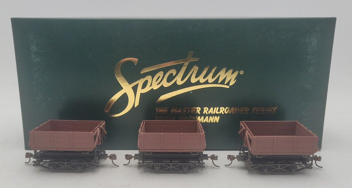 Bachmann 29801 On30 Diecast Logging and Mining Wood Side Dump Cars (Set of 3) EX/Box
