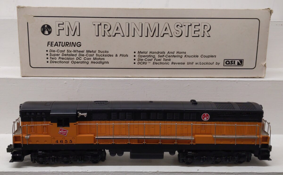 Williams SA-1004 O Gauge Milwaukee Trainmaster Diesel Locomotive EX/Box