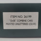 Bachmann 26199 On30 Painted & Unlettered Combine Car (Olive) EX/Box