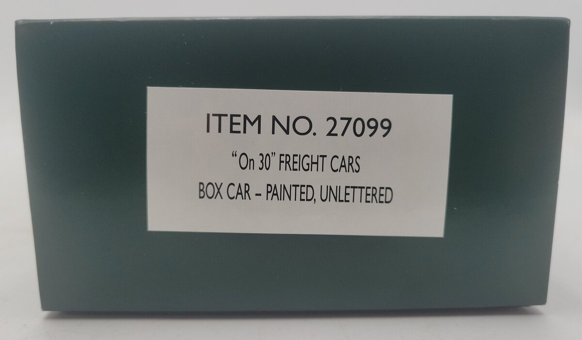 Bachmann Spectrum 27099 On30 Painted & Unlettered Wood Boxcar EX/Box