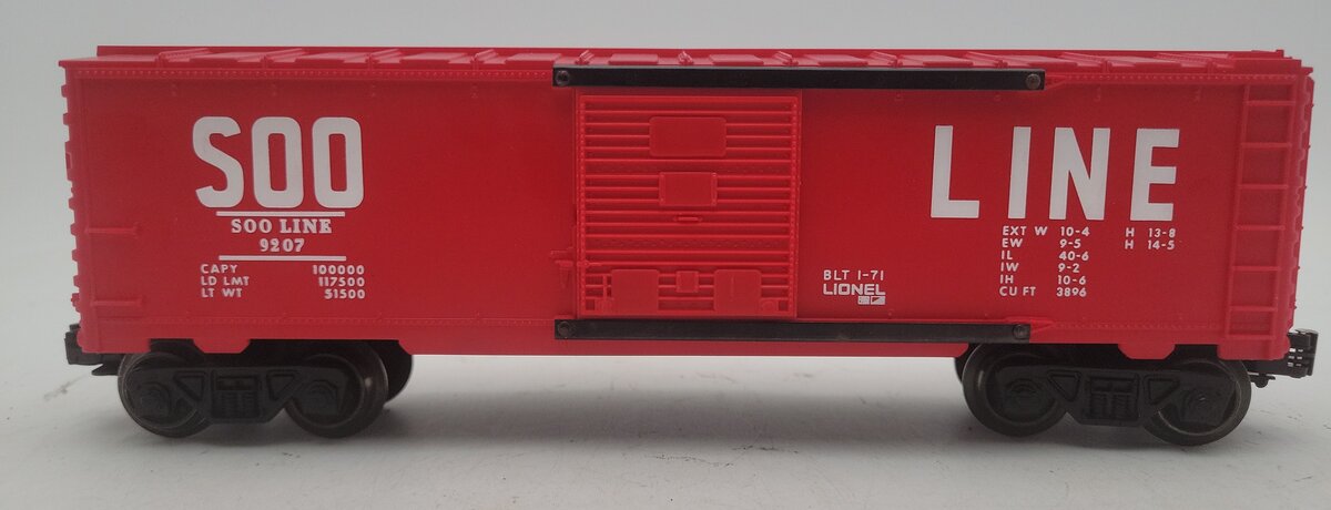 Lionel 6-9207 O Gauge Soo Line Boxcar EX/Box
