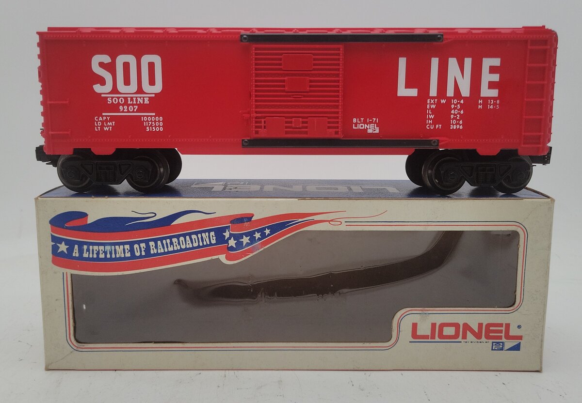 Lionel 6-9207 O Gauge Soo Line Boxcar EX/Box