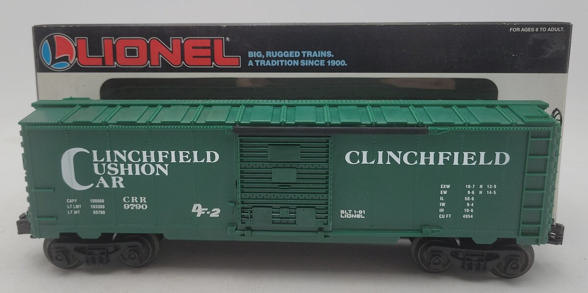 Lionel 6-19243 O Gauge Clinchfield Boxcar #9790 LN/Box