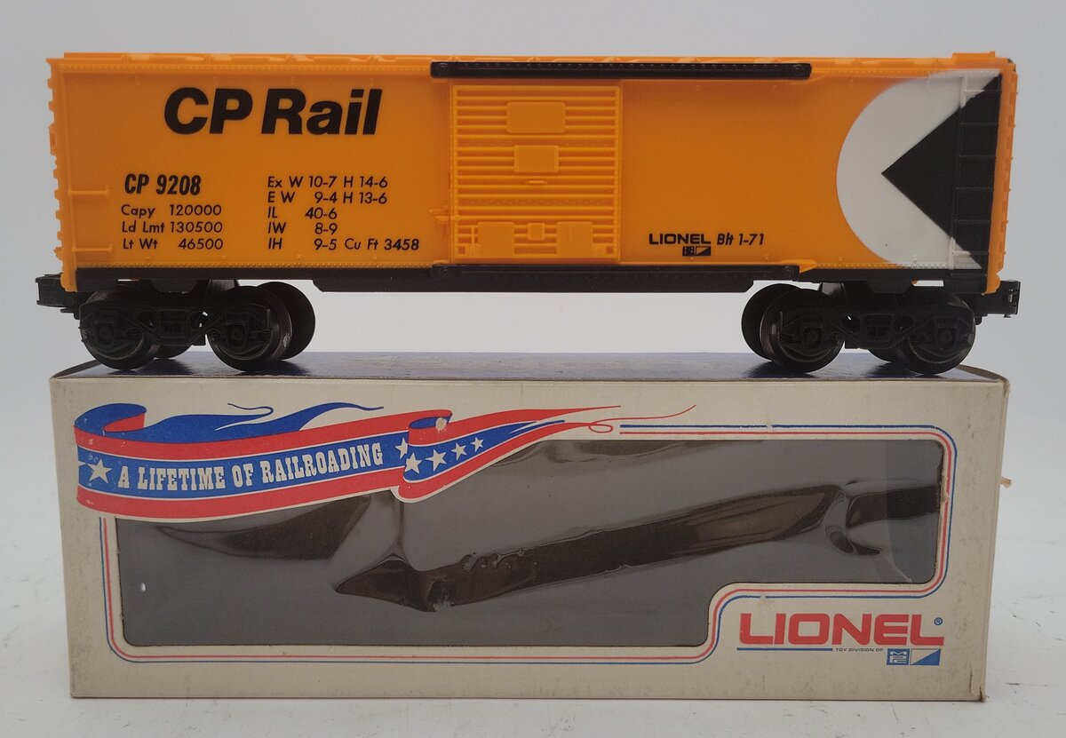 Lionel 6-9208 CP Rail Boxcar EX/Box