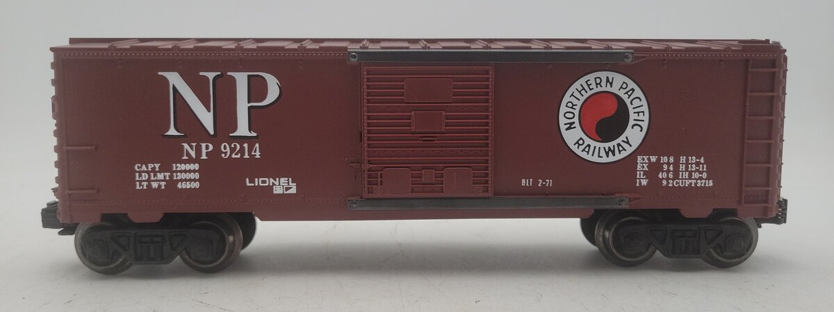 Lionel 6-9214 O Gauge Northern Pacific Boxcar #9214 EX