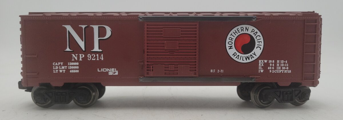 Lionel 6-9214 O Gauge Northern Pacific Boxcar #9214 EX