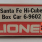 Lionel 6-9602 O Gauge Santa Fe Hi-Cube Boxcar EX/Box