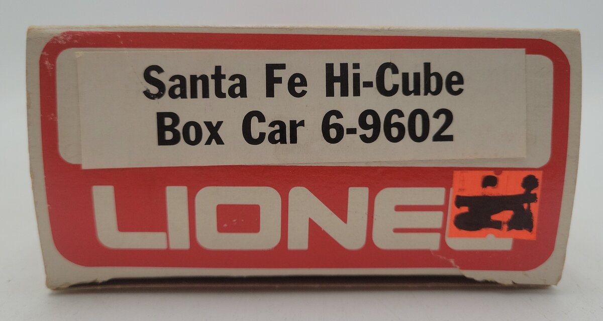 Lionel 6-9602 O Gauge Santa Fe Hi-Cube Boxcar EX/Box
