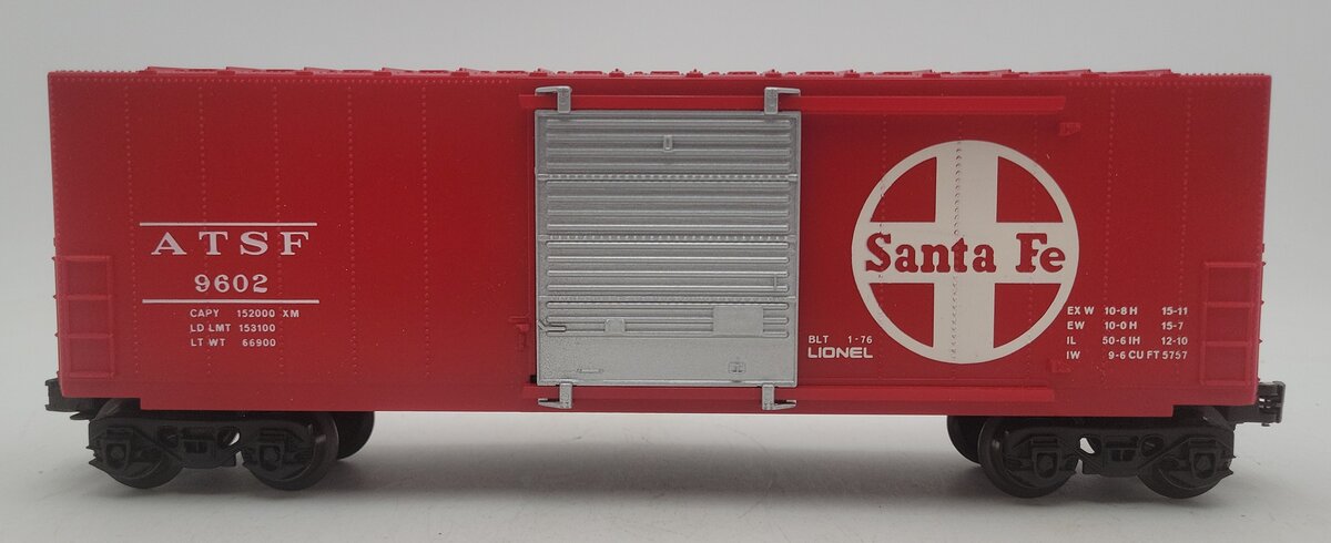 Lionel 6-9602 O Gauge Santa Fe Hi-Cube Boxcar EX/Box