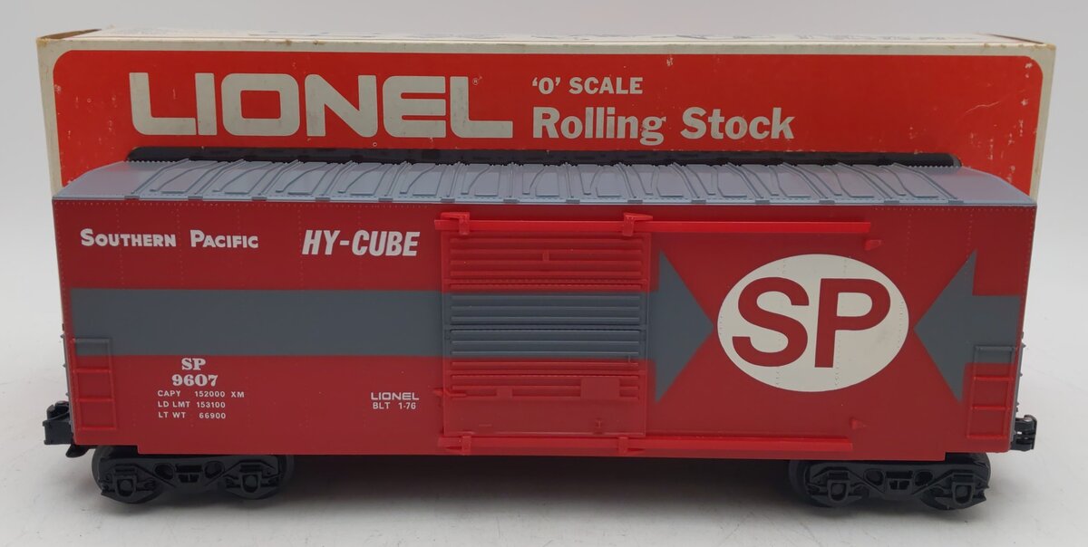 Lionel 6-9607 O Gauge Southern Pacific Hi-Cube Boxcar #9607 EX/Box
