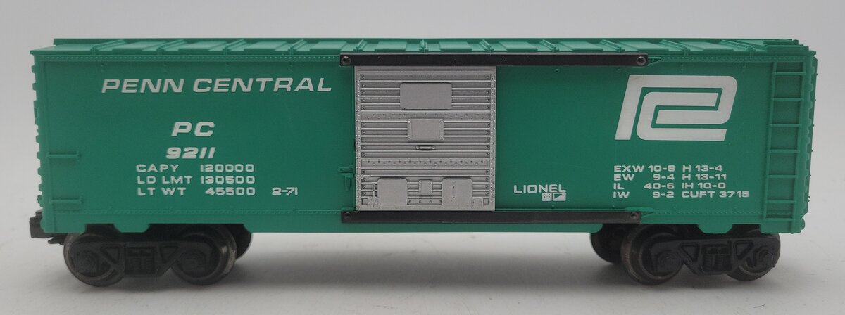 Lionel 6-9211 O Gauge Penn Central Boxcar EX/Box