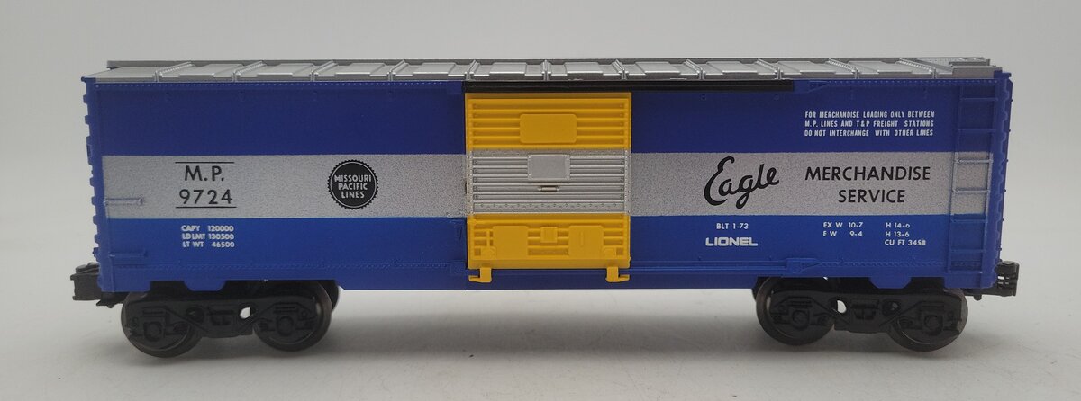 Lionel 6-9724 O Gauge Missouri Pacific Boxcar EX/Box