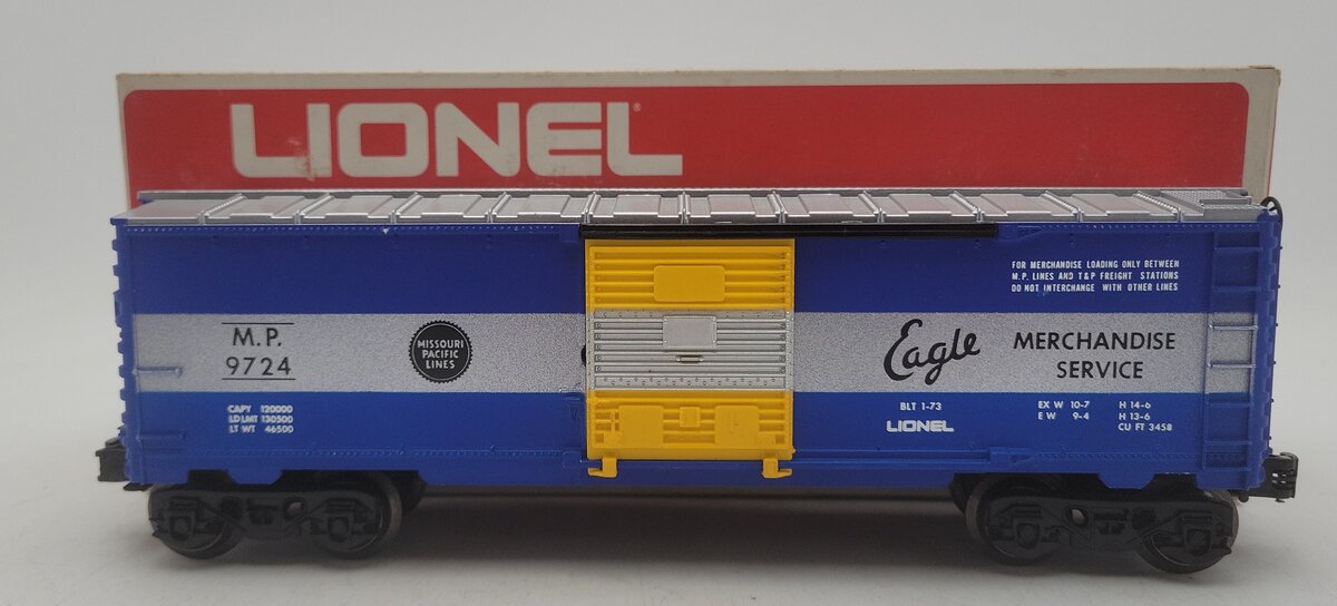 Lionel 6-9724 O Gauge Missouri Pacific Boxcar EX/Box