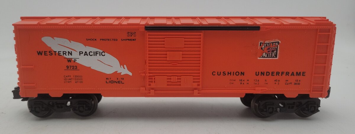 Lionel 6-9723 O Gauge Western Pacific Boxcar #9723 EX