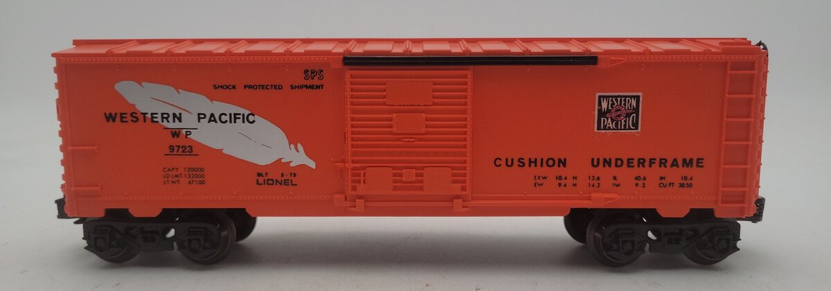 Lionel 6-9723 O Gauge Western Pacific Boxcar #9723 EX