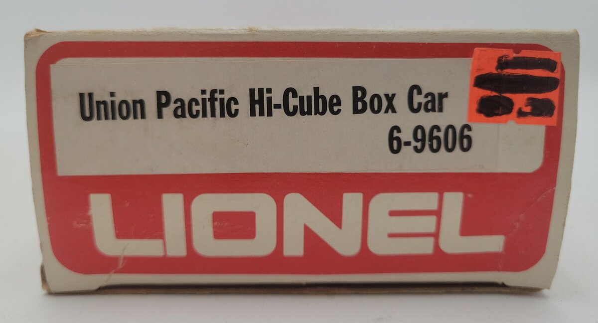 Lionel 6-9606 O Gauge Union Pacific Hi-Cube Boxcar LN/Box