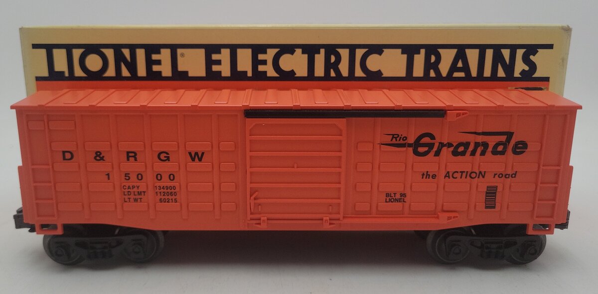 Lionel 6-15000 O Gauge Denver & Rio Grande Waffle-Side Boxcar #15000 LN/Box