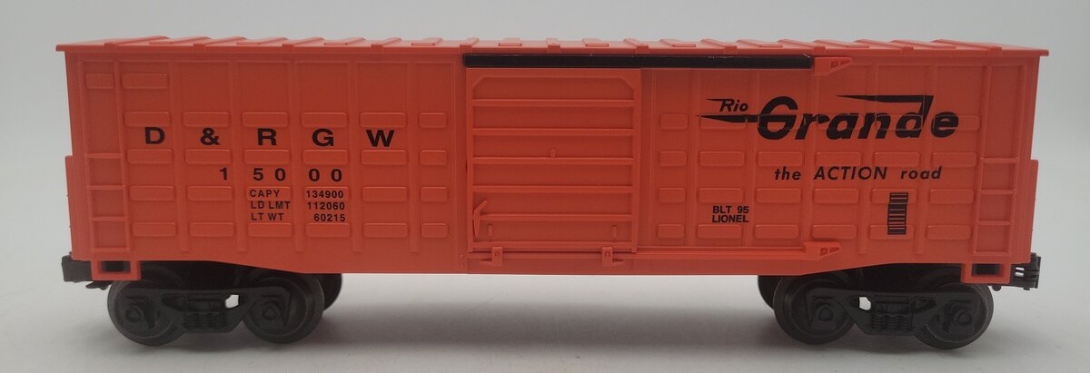 Lionel 6-15000 O Gauge Denver & Rio Grande Waffle-Side Boxcar #15000