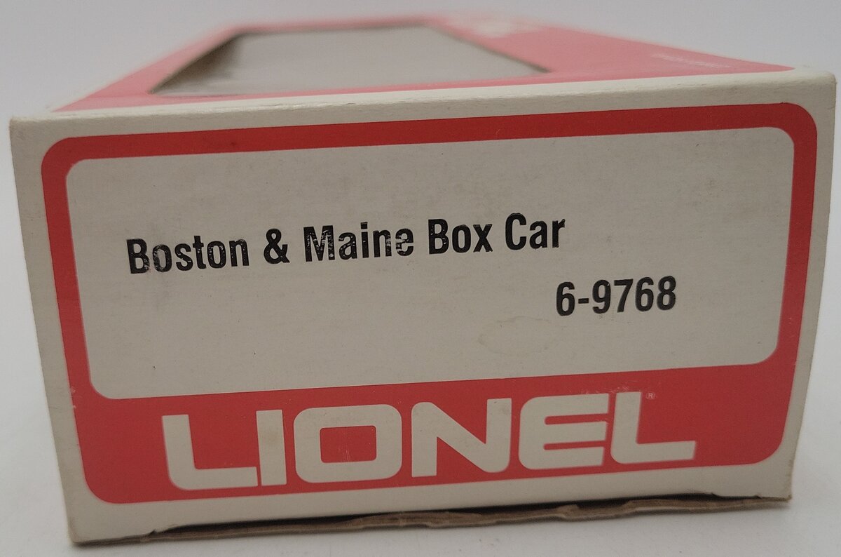 Lionel 6-9768 O Gauge Boston & Maine Boxcar EX/Box