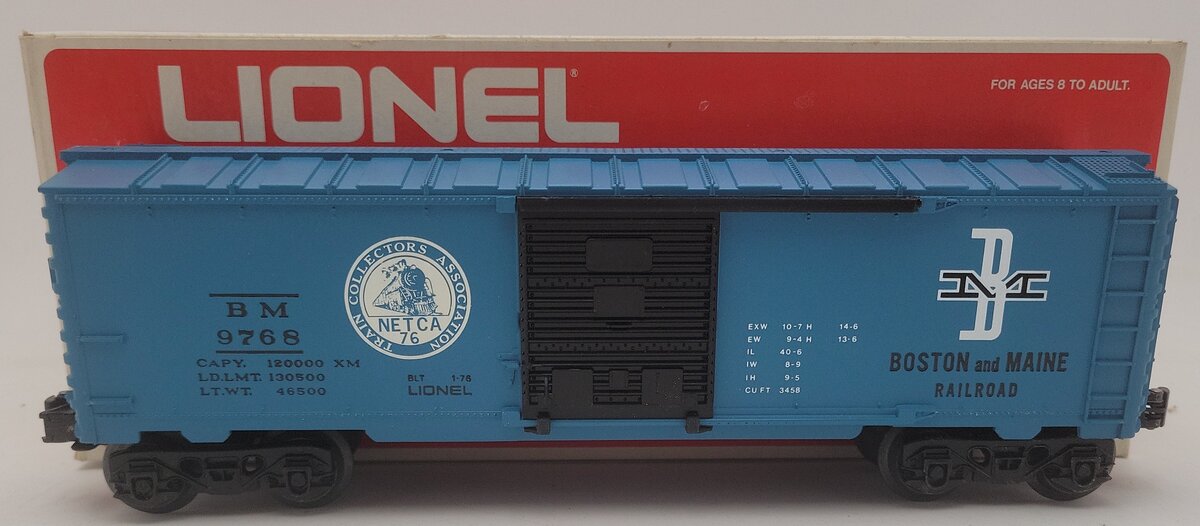 Lionel 6-9768 O Gauge Boston & Maine Boxcar EX/Box