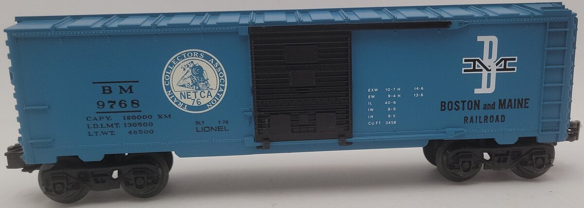 Lionel 6-9768 O Gauge Boston & Maine Boxcar EX/Box