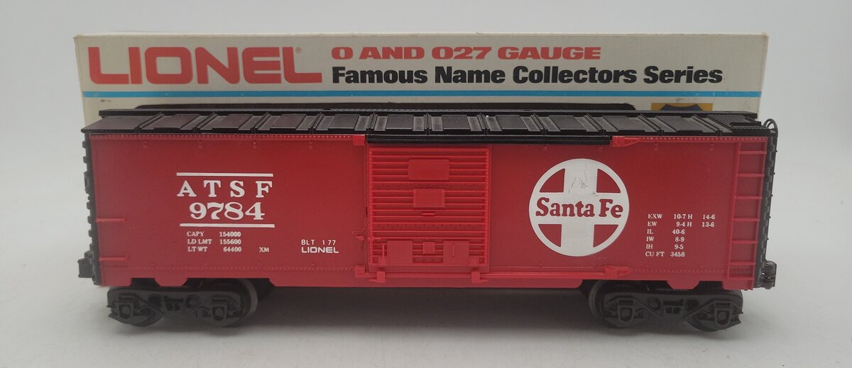 Lionel 6-9784 O Gauge Santa Fe Box Car #9784 EX/Box