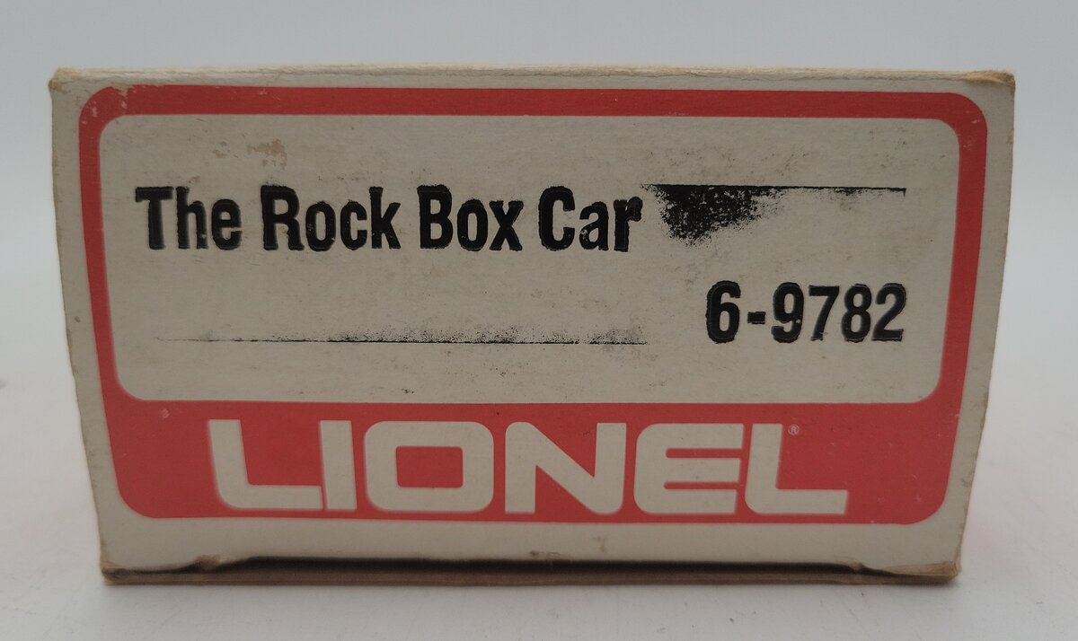 Lionel 6-9782 O Gauge The Rock Boxcar EX/Box