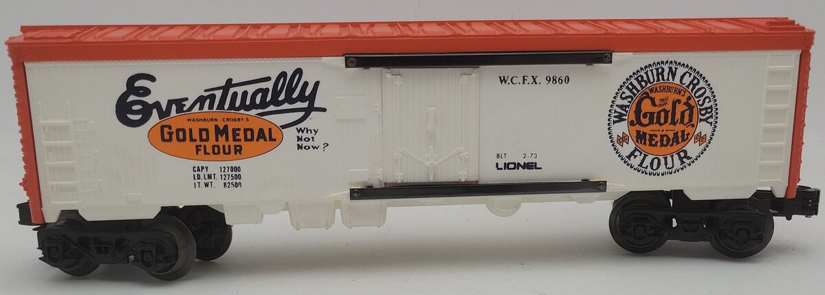 Lionel 6-9860 O Gauge Gold Medal Flour Billboard Reefer Car LN/Box