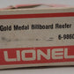 Lionel 6-9860 O Gauge Gold Medal Flour Billboard Reefer Car LN/Box
