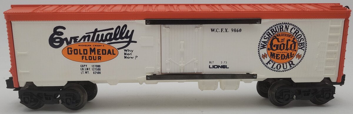 Lionel 6-9860 O Gauge Gold Medal Flour Billboard Reefer Car LN/Box